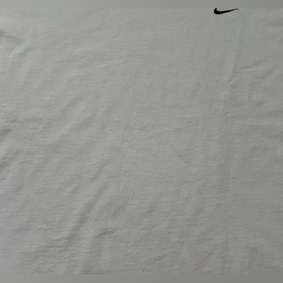 Vintage 90’s White Nike Swoosh T-Shirt Sz L - Picture 2 of 7